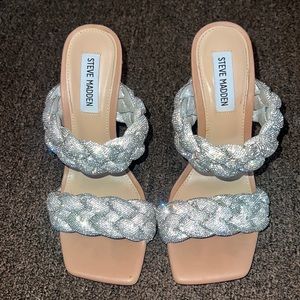 Steve Madden Kenley Heels Metallic Style. Size 7